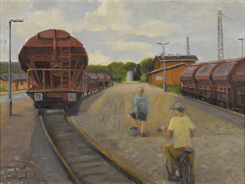 Katrin Lau - Altes Bahngelände (Langeweile) (2014)